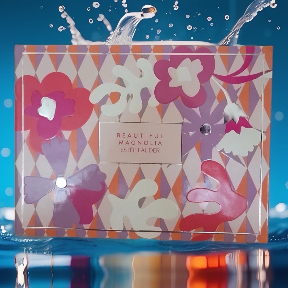 Estee Lauder Bath Soak & Bubbles Pink and Red